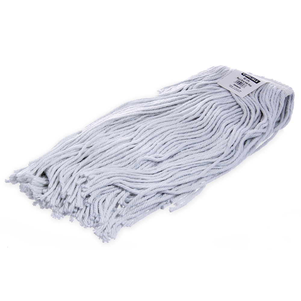 028-36908200 Wet Mop Head - #32, Cut End, 4 Ply Rayon Yarn, White