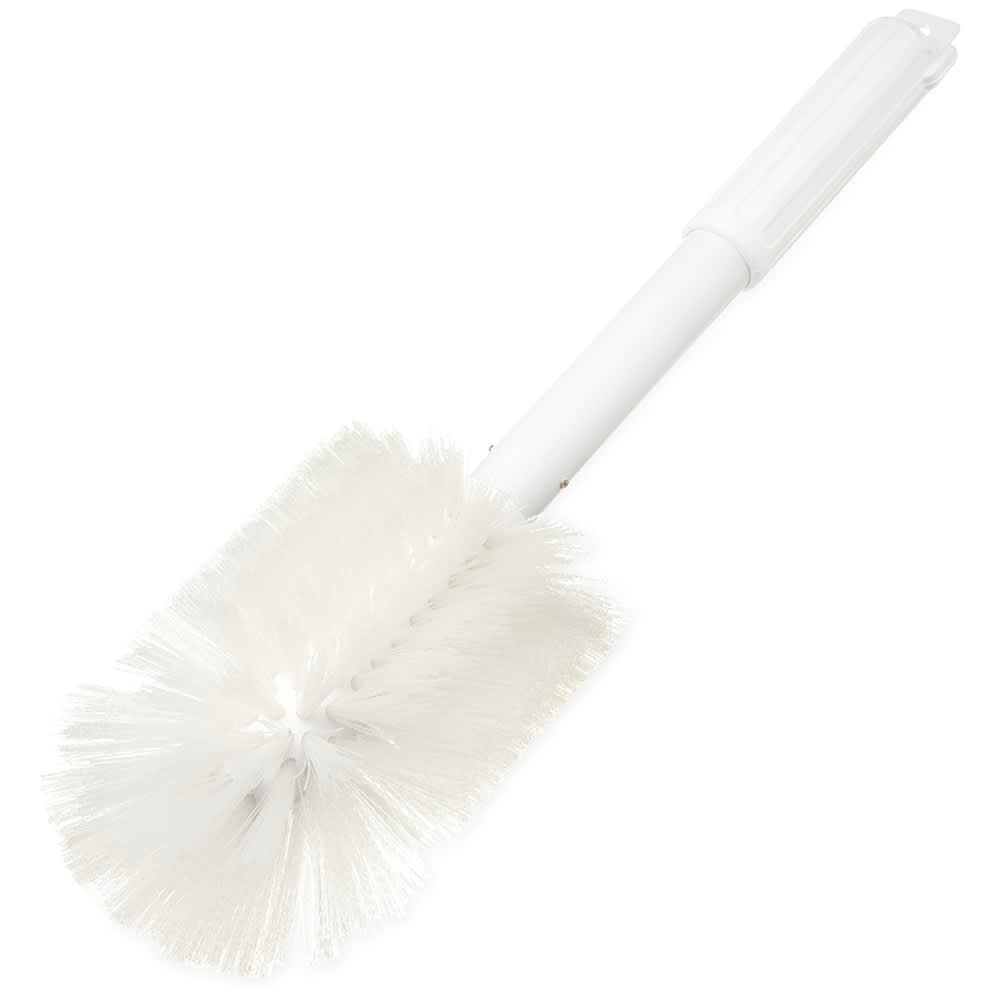 028-4000202 16" Oval Multi Purpose Valve/Fitting Brush - Poly/Plastic, White