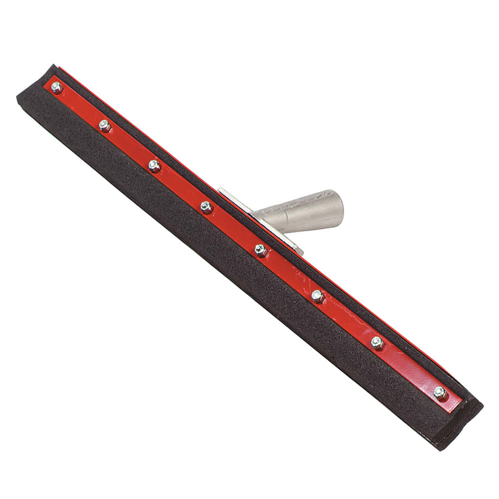 028-40082 Sparta Floor Squeegee, 24 in, Straight Steel, Black Double Foam