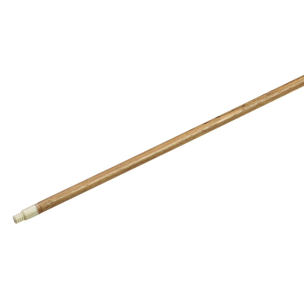 028-4028500 60" Handle - Threaded, Nylon Tip, Wood