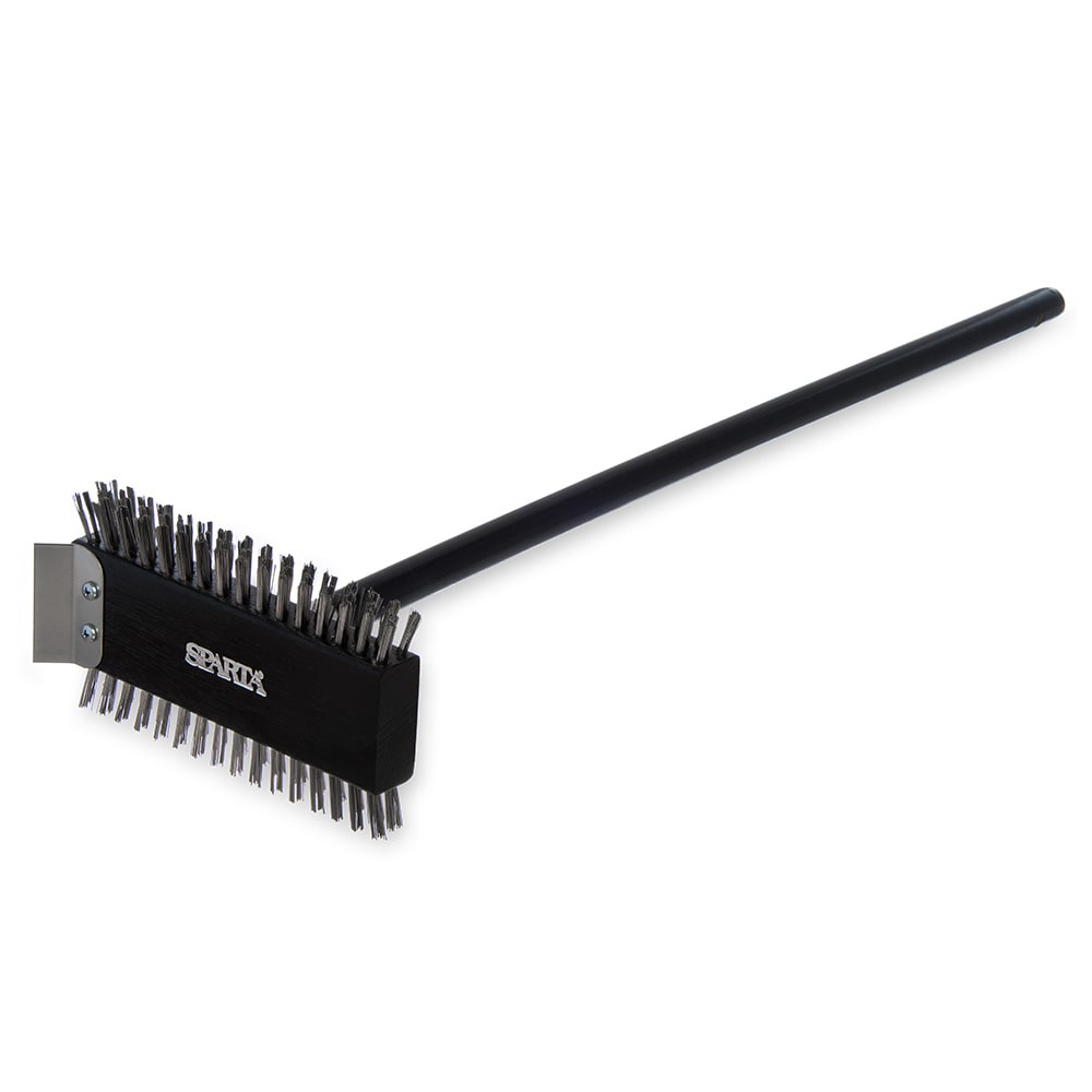 028-4029000 30 1/2" Broiler Master Brush - Stainless/Wood
