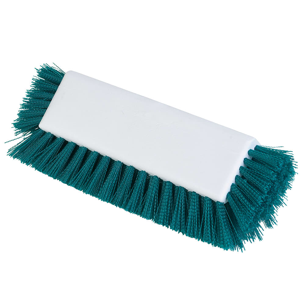 028-4042209 10" Dual Surface Floor Scrub Brush Head - Poly/Plastic, Green