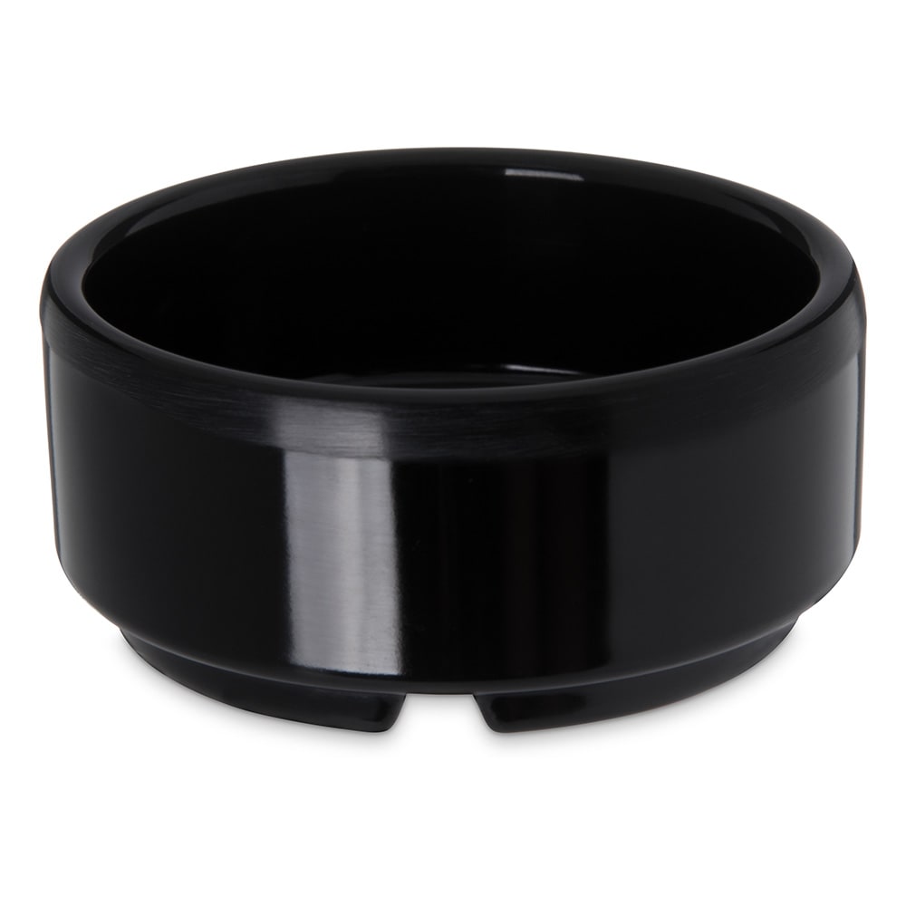 028-41003 2 oz Melamine Ramekin, Black