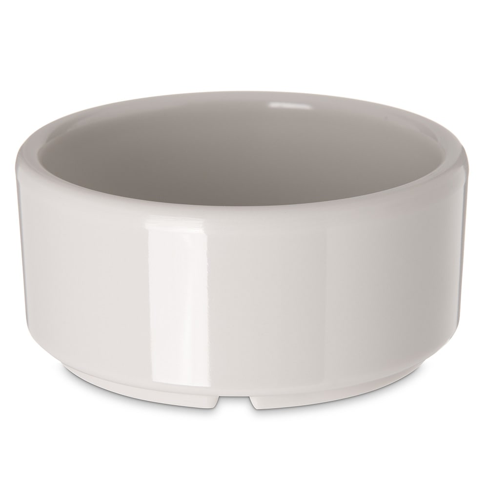 028-41442 4 oz Melamine Ramekin, Bone