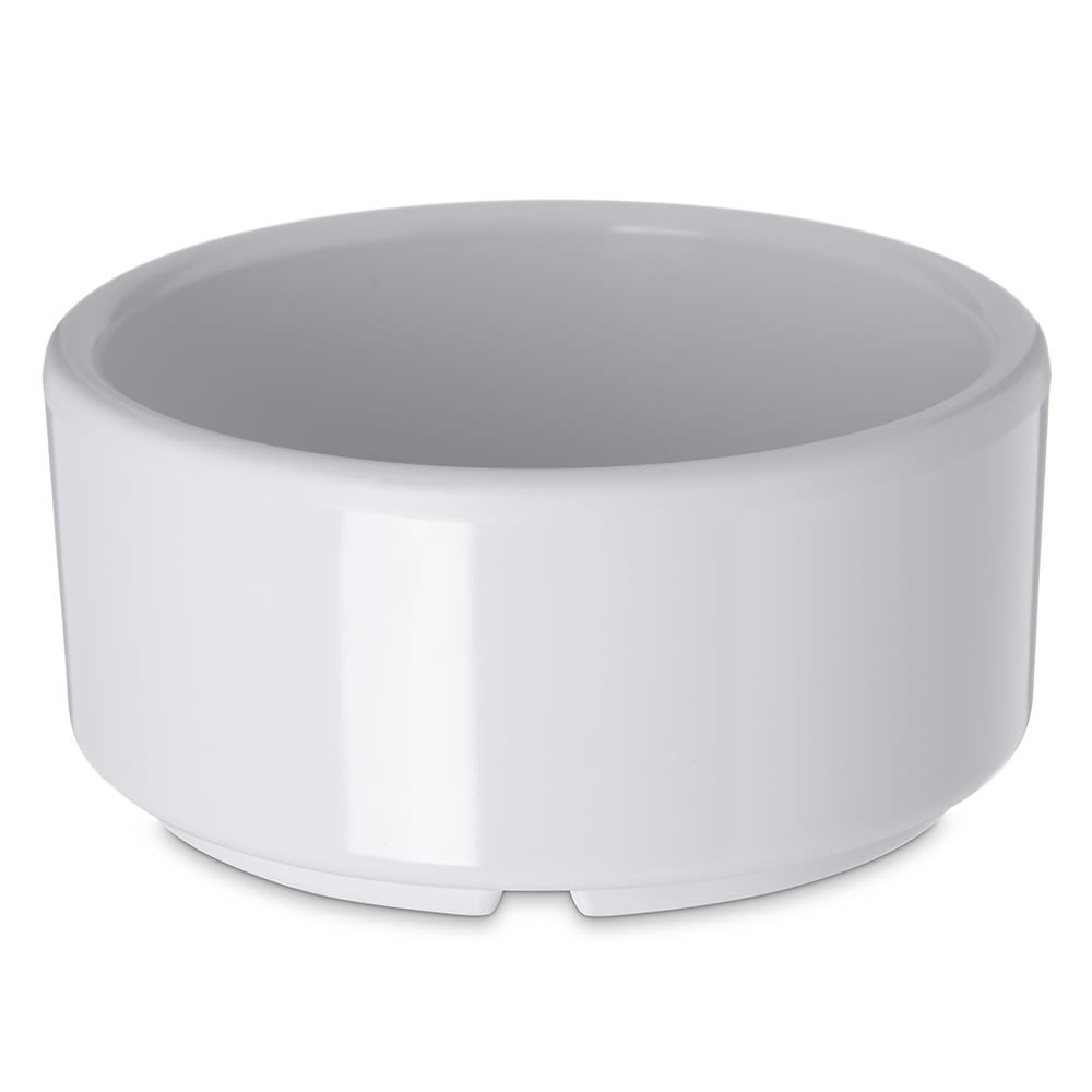028-41402 4 oz Melamine Ramekin, White