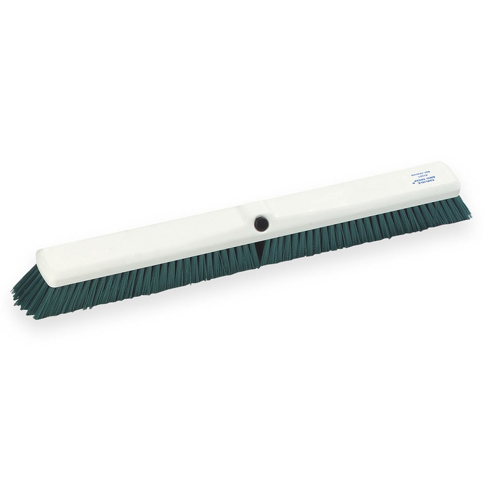 028-4189109 24" Push Broom Head w/ Synthetic Bristles, Green