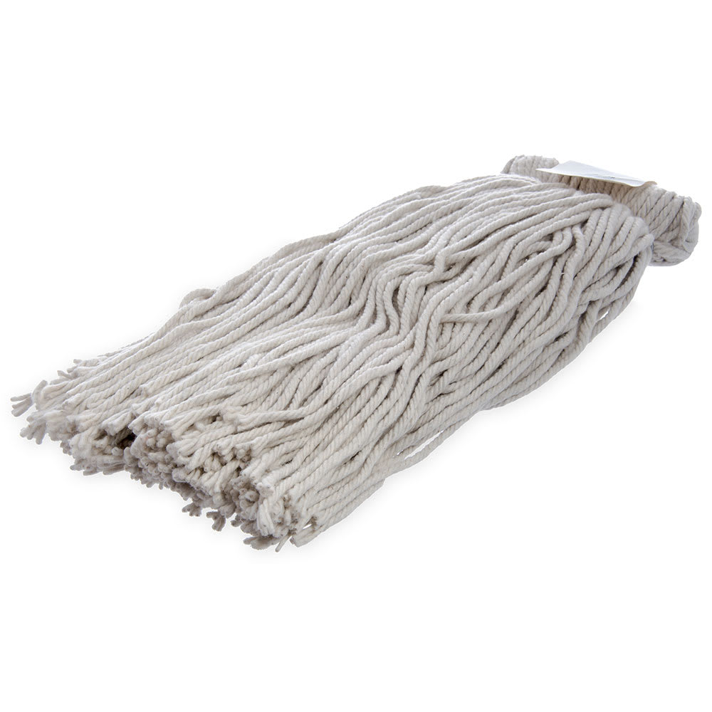 028-369024C00 Screw Top Mop Head - #24, Cut End, 4 Ply Cotton Yarn, White