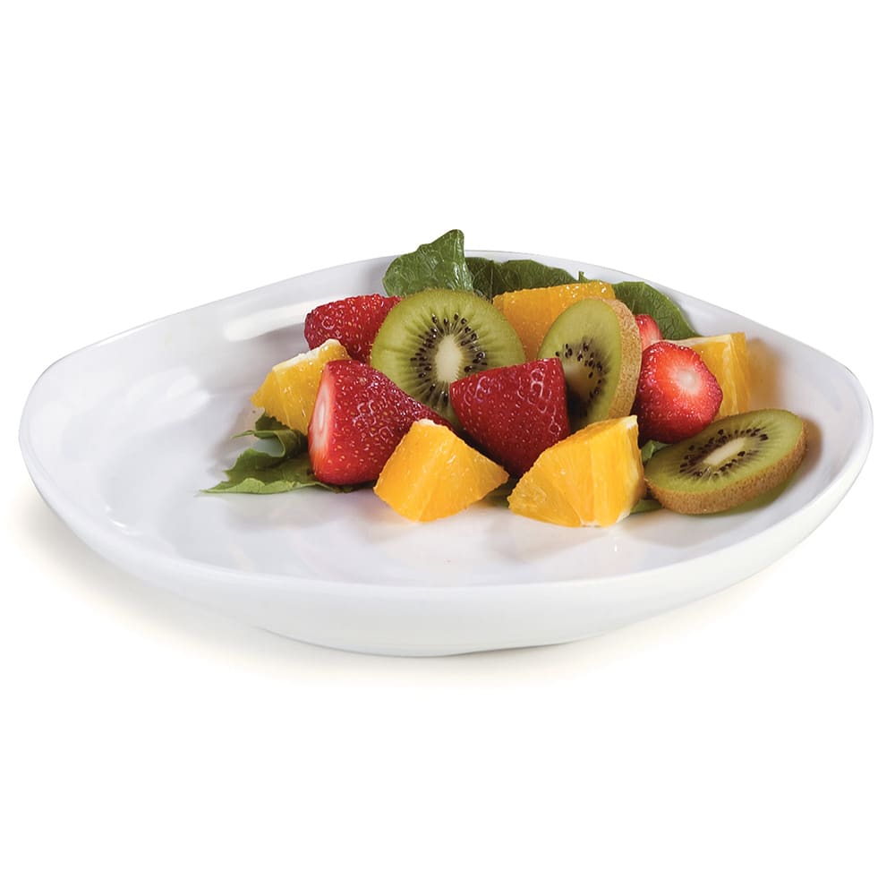 028-4341002 9" Square Melamine Dinner Plate, White