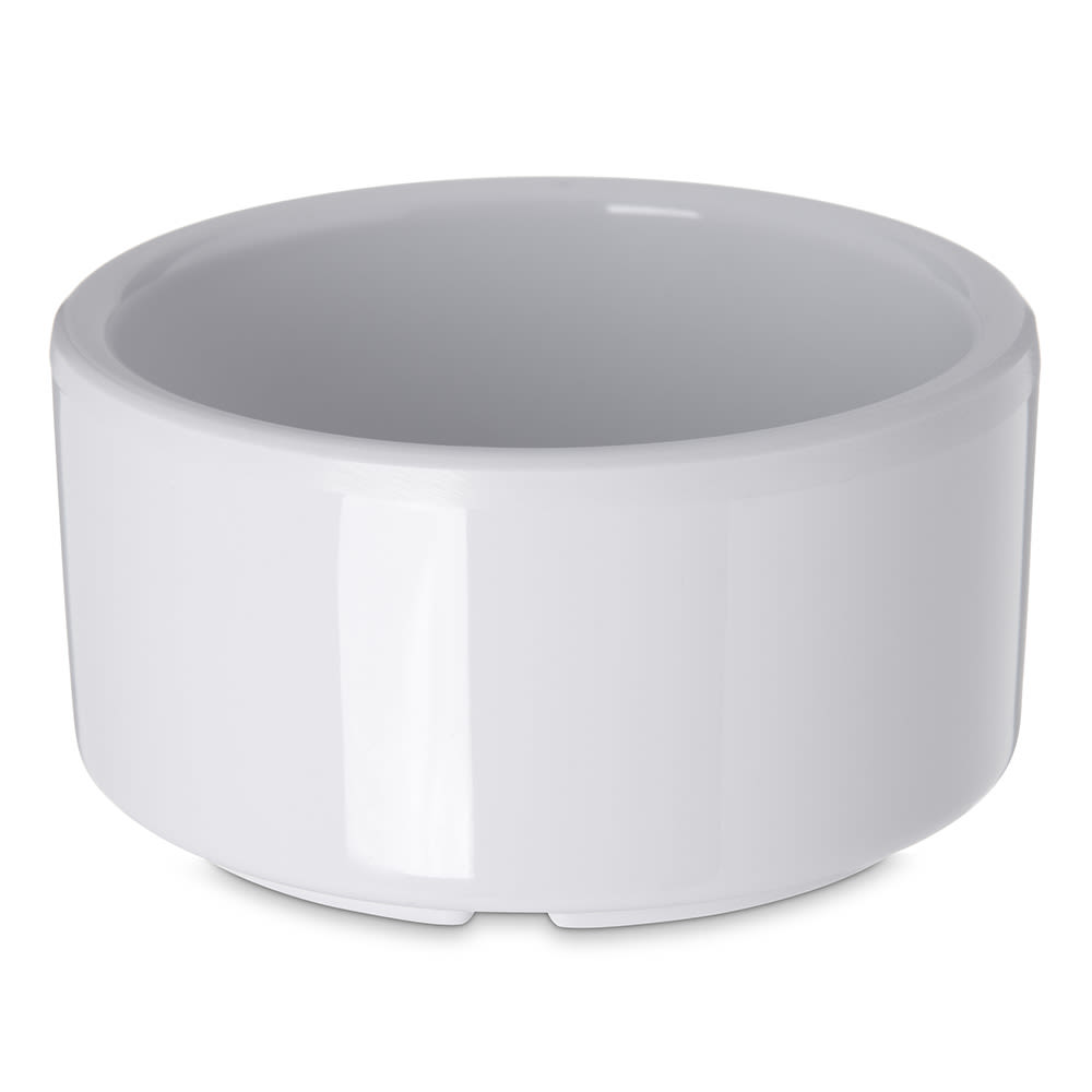 028-41202 3 oz Melamine Ramekin, White
