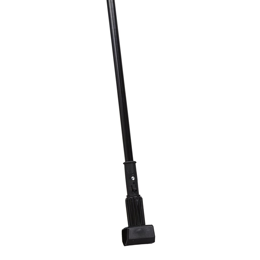 028-3697000 60" Mop Handle - Jaw Style, Vinyl Coated Metal, Black