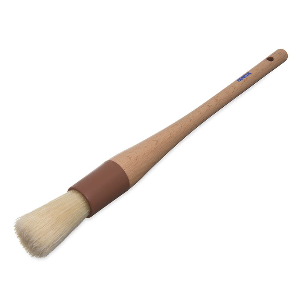 028-4038000 Basting Brush - 1" Round Bristles, Brown