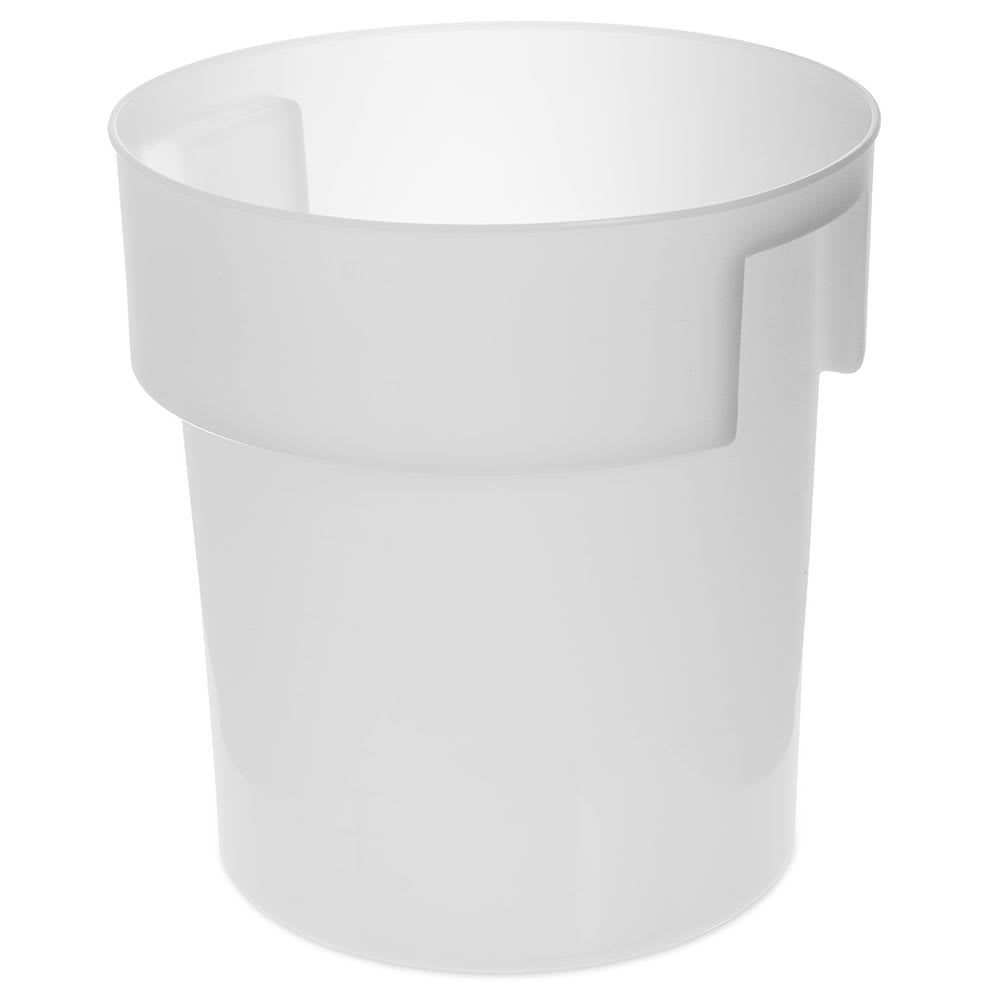 028-180002 18 qt Bain Marie w/ Handles - Polyethylene, White