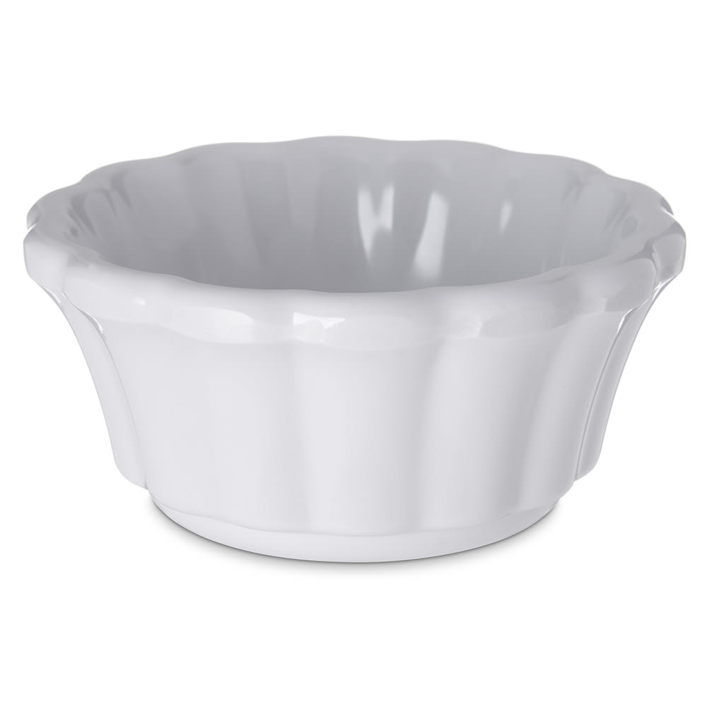 028-4394402 3 oz Melamine Ramekin, White