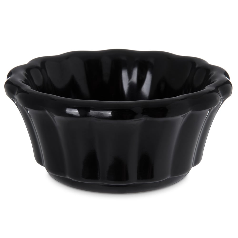 028-4394303 2 oz Melamine Ramekin, Black