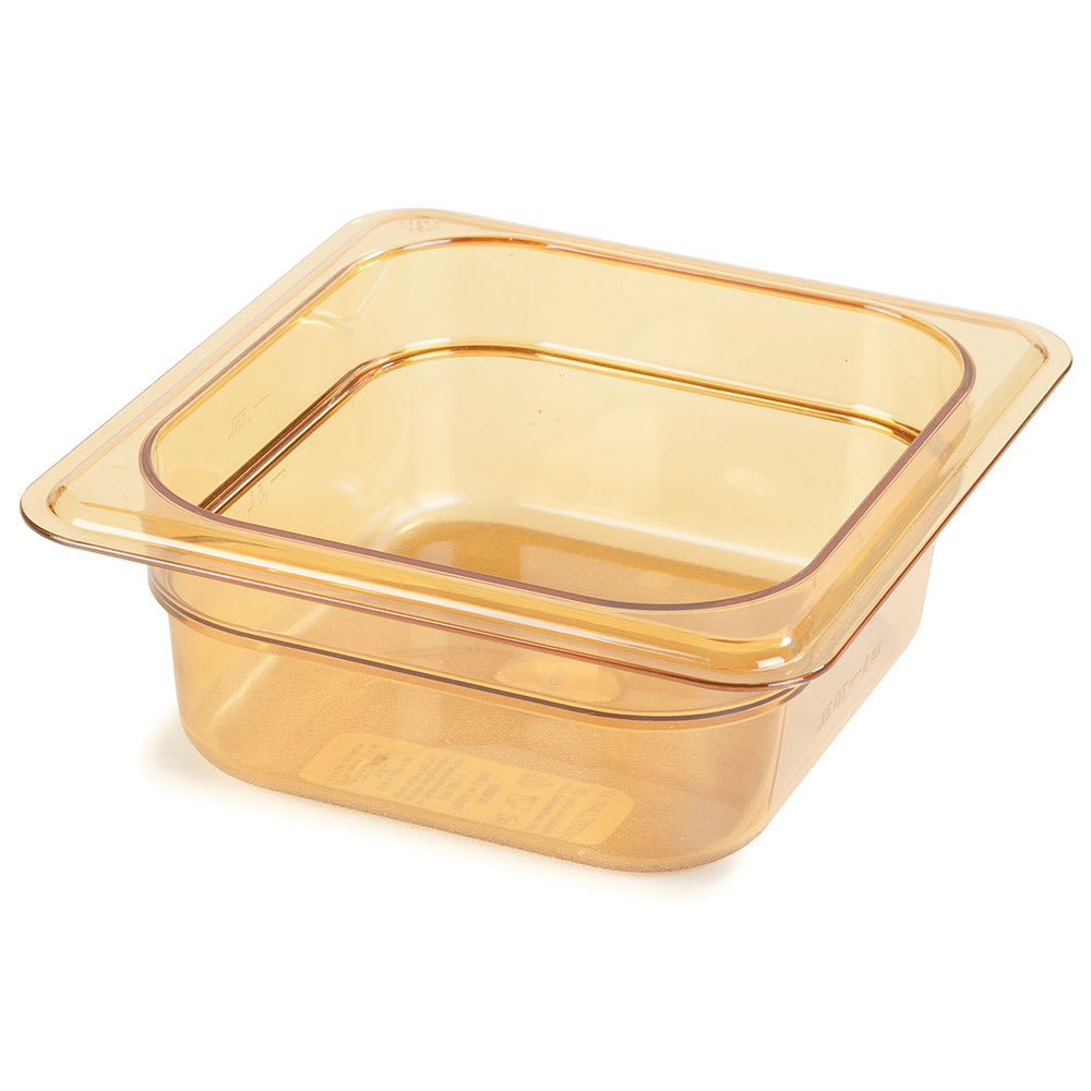 028-3088313 2 1/2"D Sixth Size High Temp Food Pan - Stackable