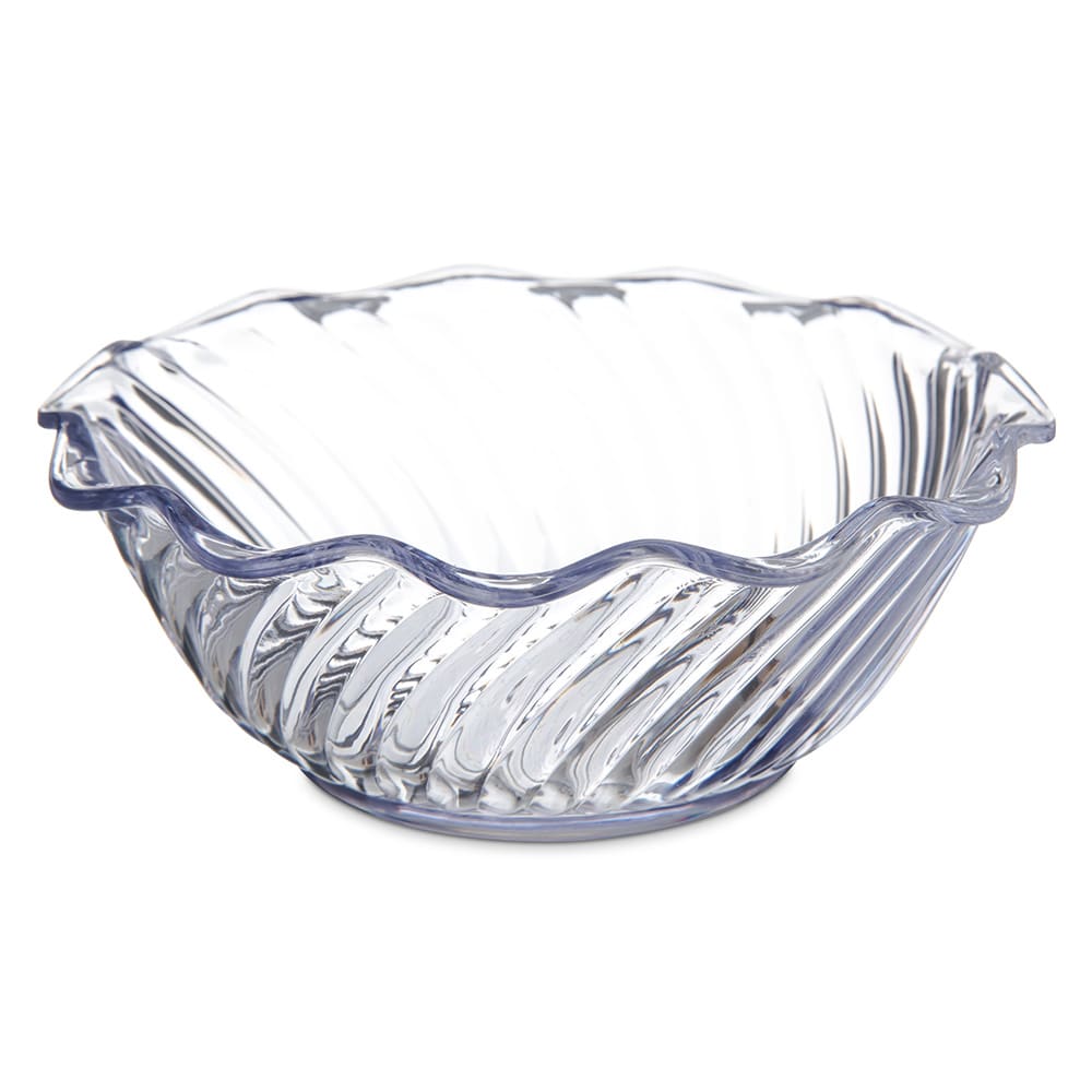 028-4533C 13 oz Tulip Bowl - Plastic, Clear