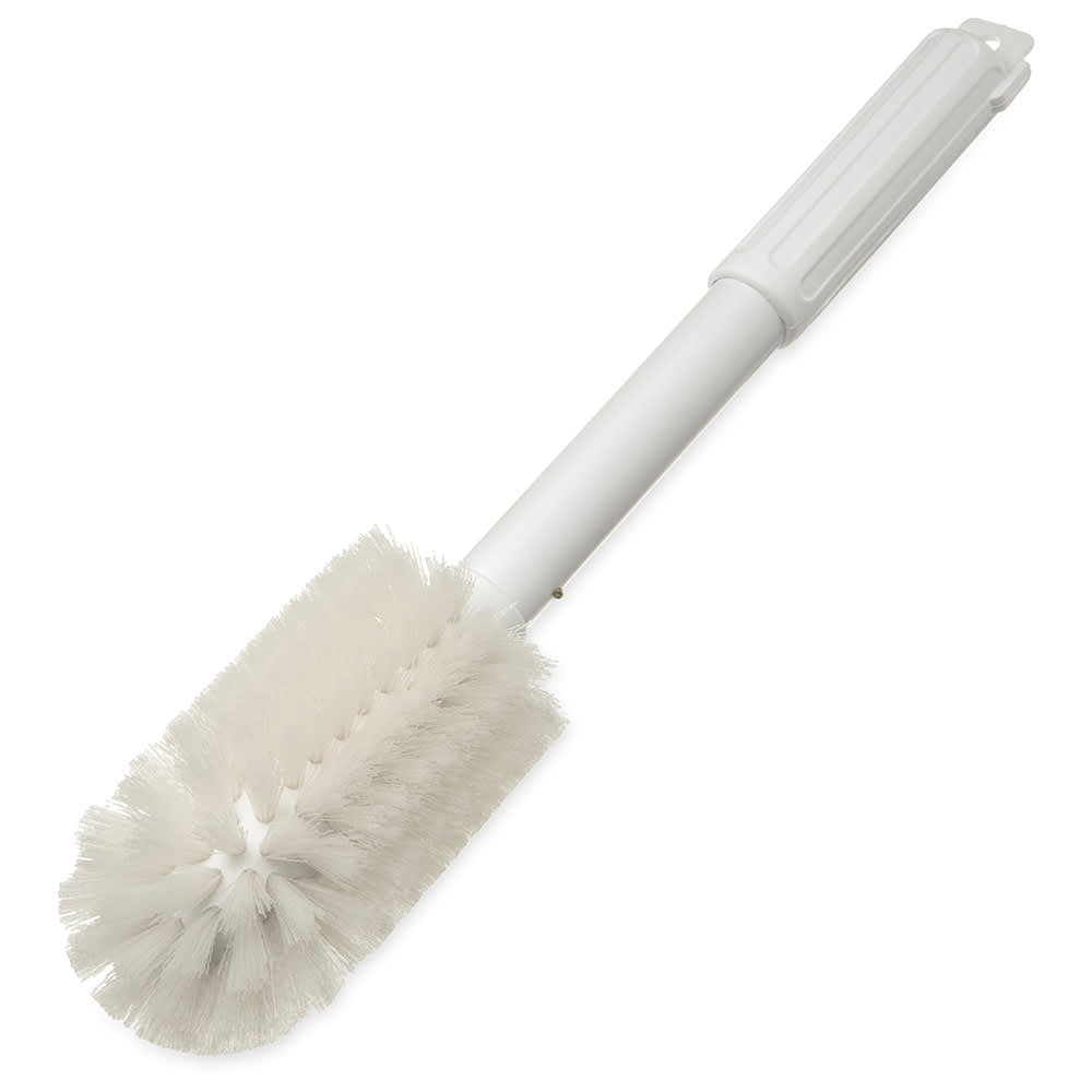 028-4000402 16" Round Multi Purpose Valve/Fitting Brush - Poly/Plastic, White