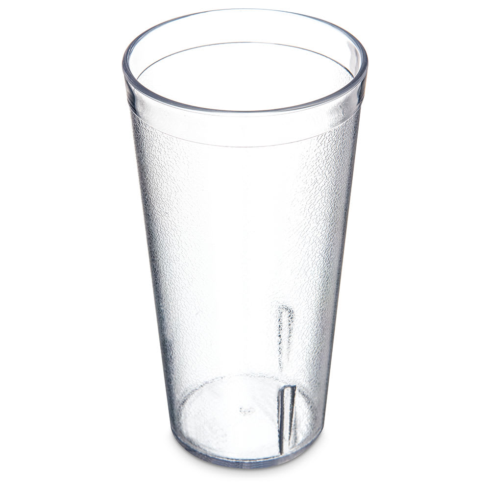 028-5220207 20 oz Clear Textured Plastic Tumbler