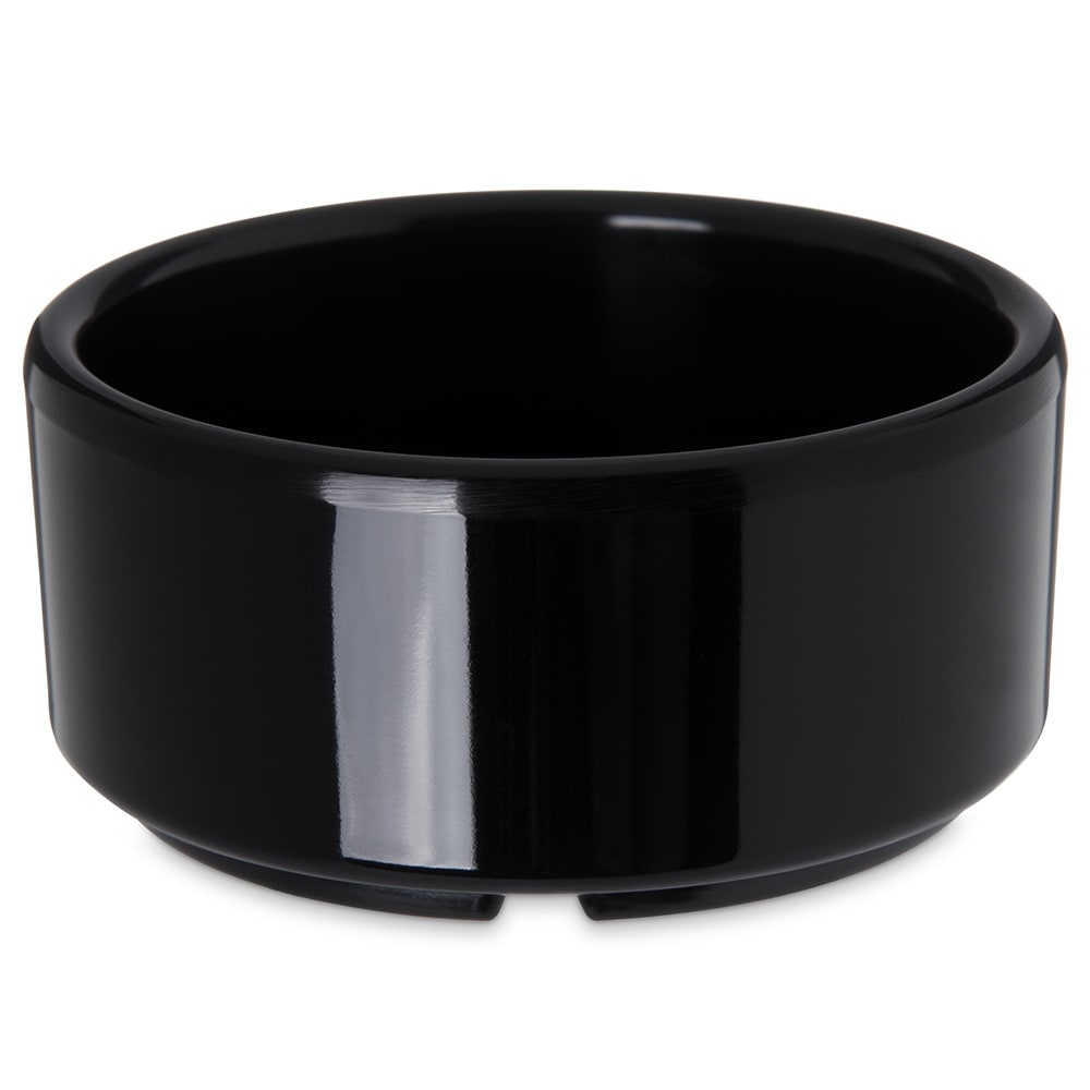 028-41403 4 oz Melamine Ramekin, Black