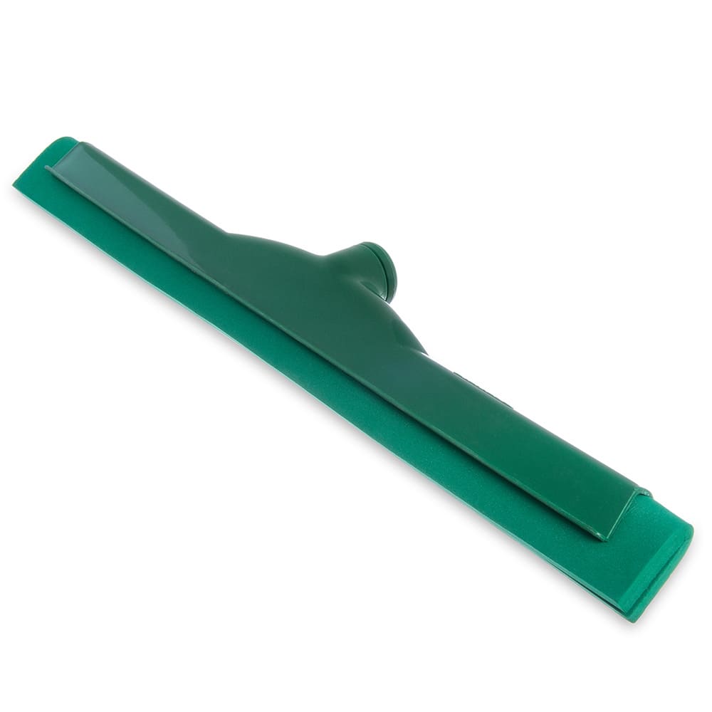 028-4156709 18" Floor Squeegee Head w/ Double Foam Rubber Blade, Green