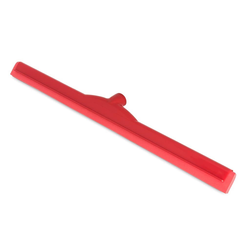 028-4156805 24" Floor Squeegee Head w/ Double Foam Rubber Blade, Red