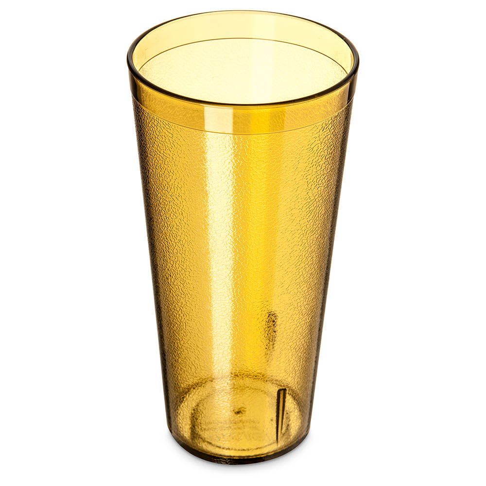 028-522413 24 oz Amber Textured Plastic Tumbler