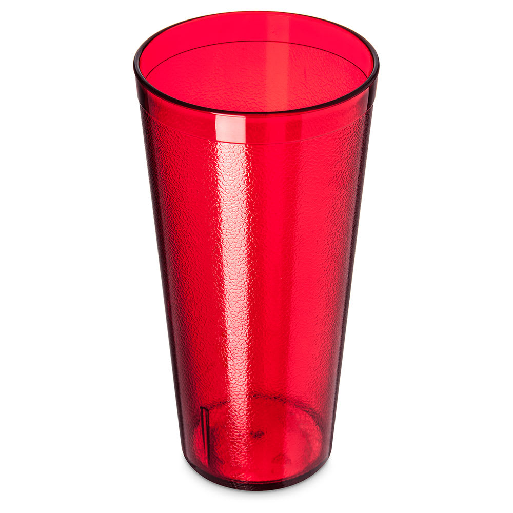 028-522410 24 oz Ruby Textured Plastic Tumbler