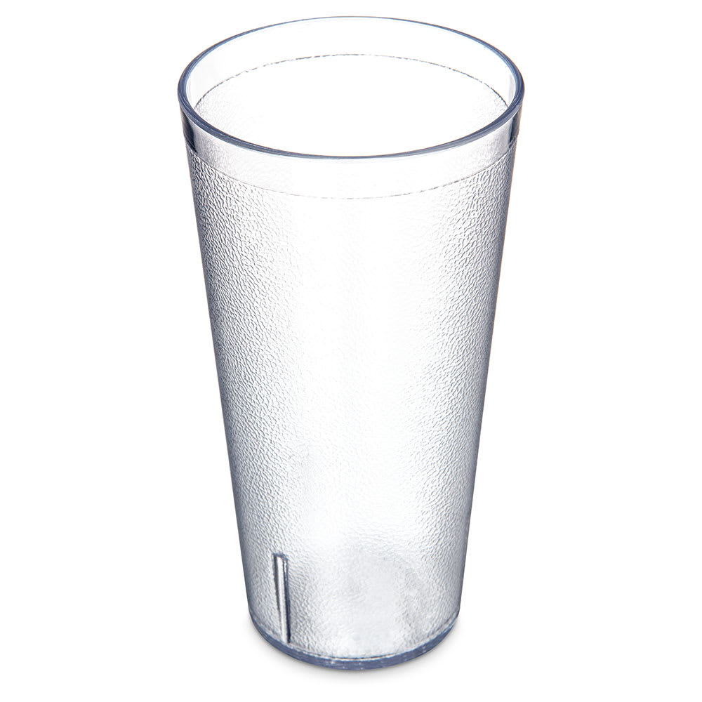 028-5232C 32 oz Clear Textured Plastic Tumbler