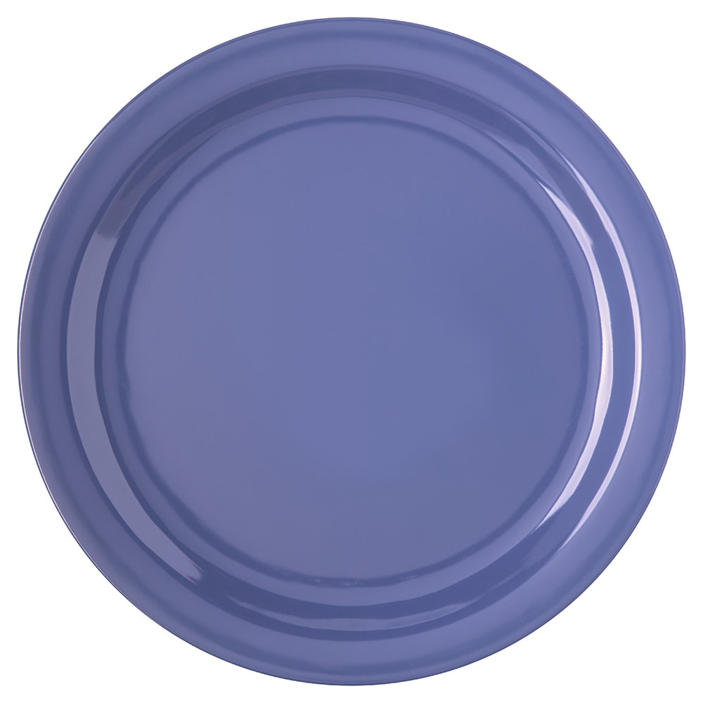 028-4350014 10 1/4" Round Melamine Dinner Plate, Blue