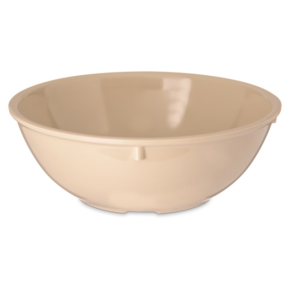 028-4352125 14 oz Round Melamine Nappie Bowl, Tan