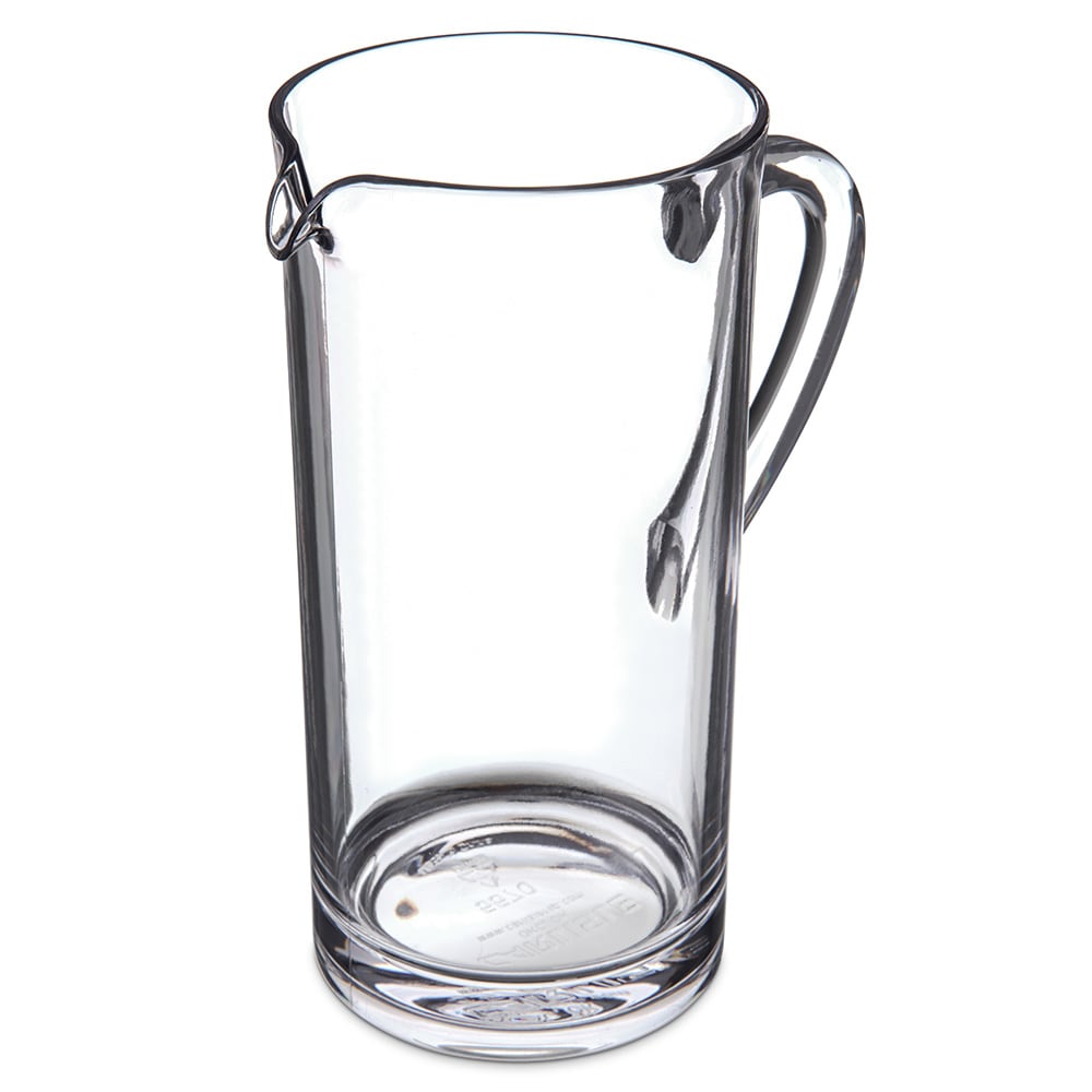 028-557007 58 oz Plastic Pitcher w/ Straight Sides, Clear
