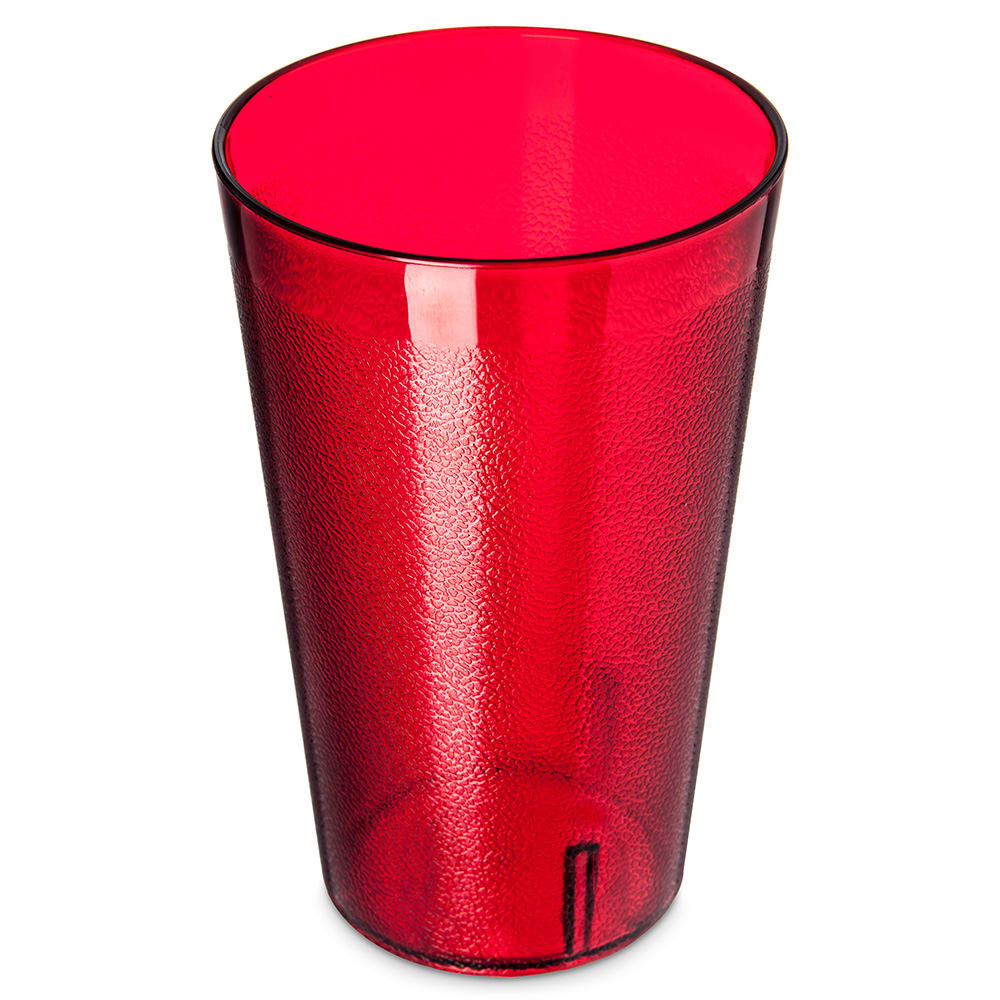 028-553210 32 oz Ruby Textured Plastic Tumbler
