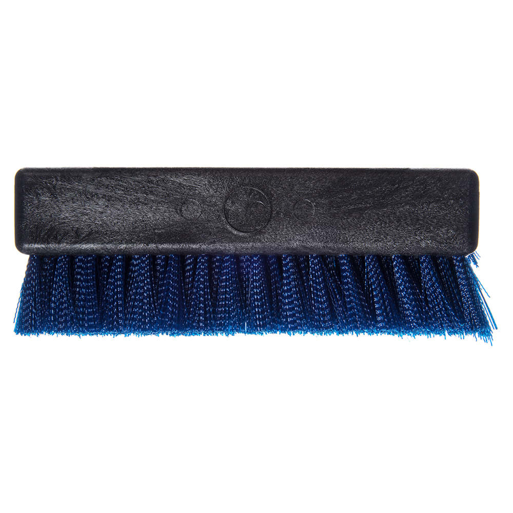 028-4042514 10" Boot 'N Shoe Brush Head - Plastic/Polypropylene, Blue