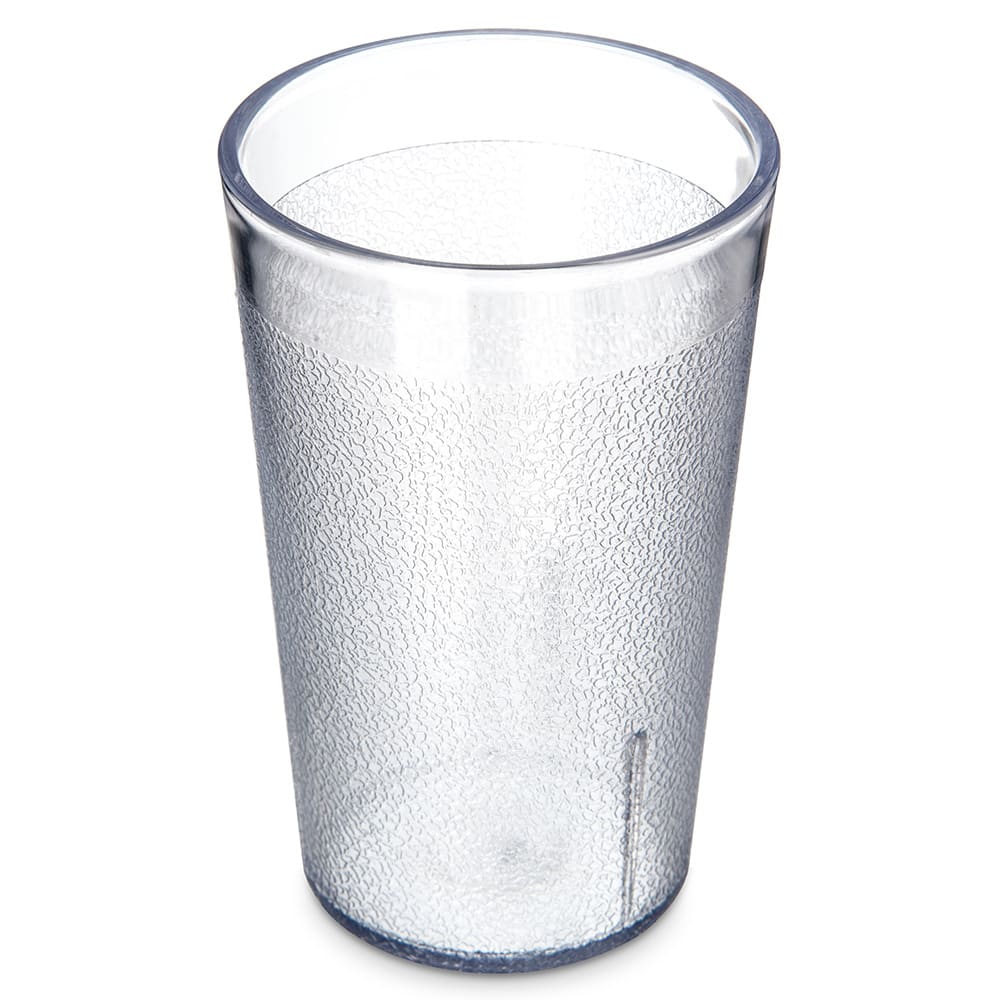 028-5506207 9 1/2 oz Clear Textured Plastic Tumbler