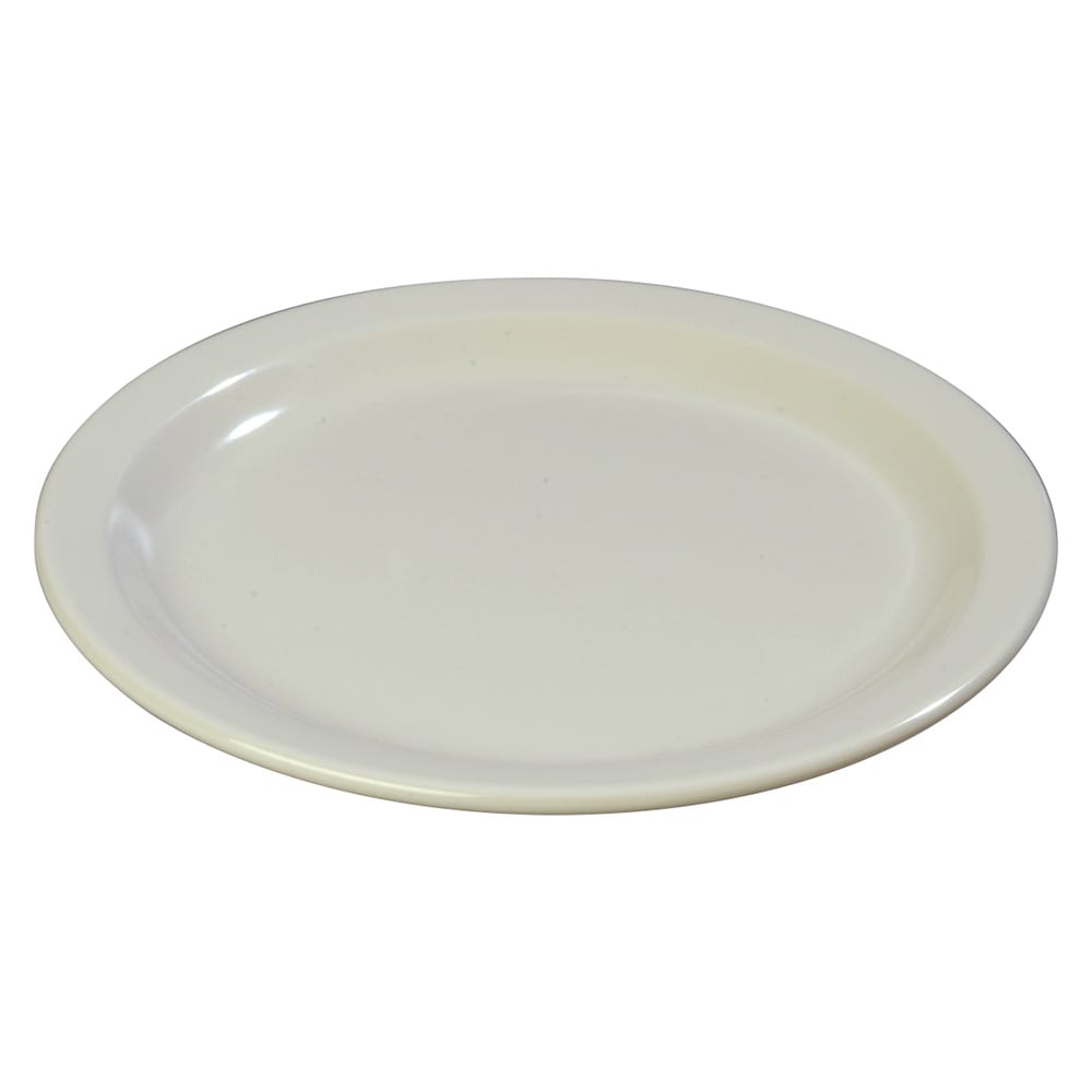 028-4350142 9" Melamine Dinner Plate, Bone