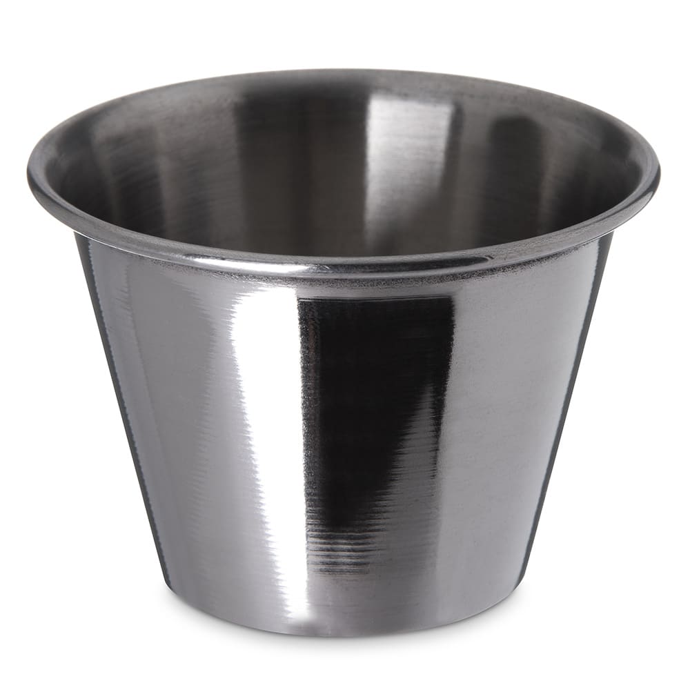 028-602500 2 1/3" Round Sauce Cup w/ 2 1/2 oz Capacity, Stainless