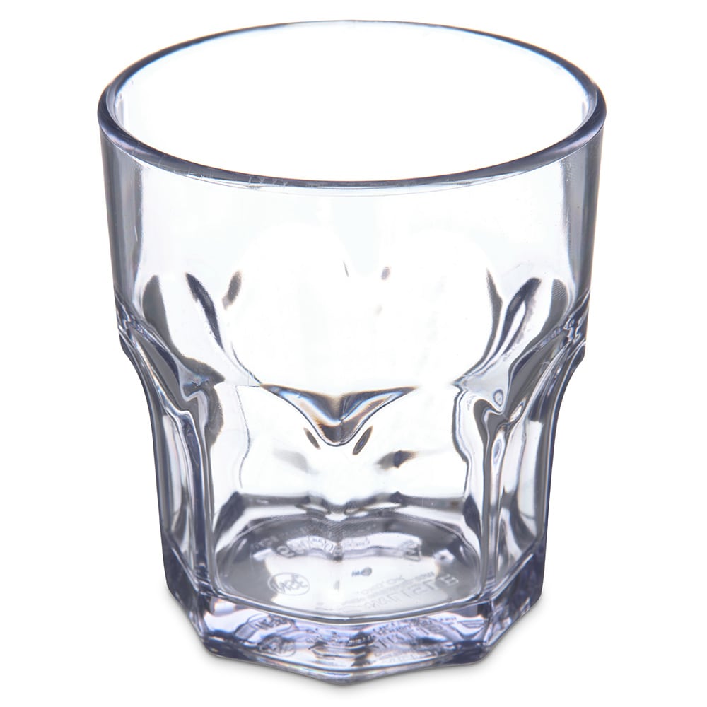 028-580807 8 oz Louis Rocks Tumbler - Clear, SAN Plastic