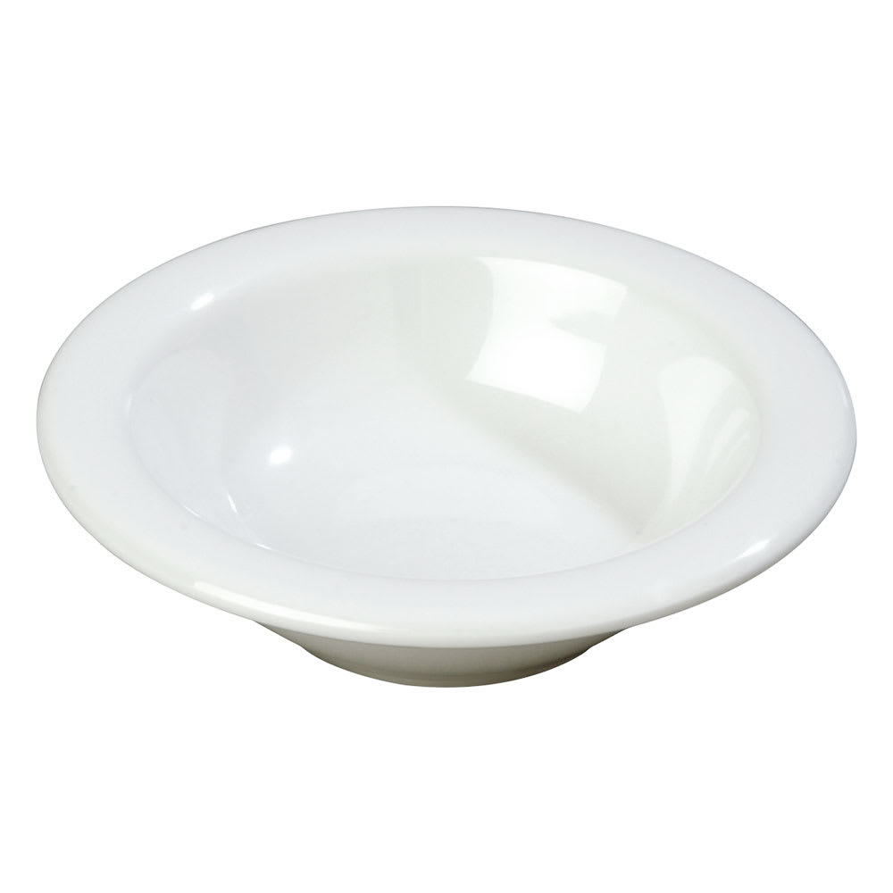 028-3304202 4 1/2 oz Round Melamine Fruit Bowl, White