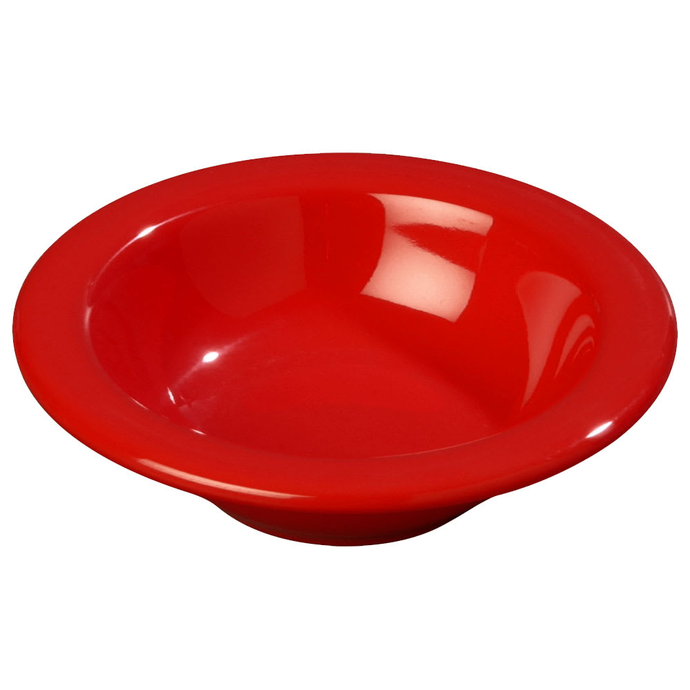 028-3304205 4 1/2 oz Round Melamine Fruit Bowl, Red