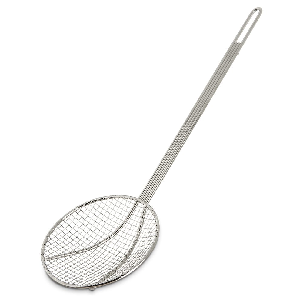028-601526 6" Round Mesh Skimmer - Chrome Plated Nickel Steel