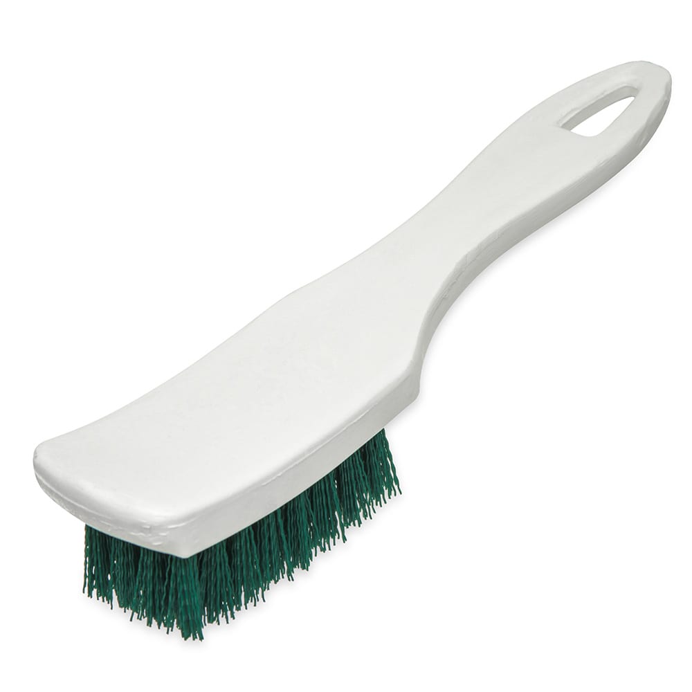 028-4139509 7 1/4" Multi Purpose Hand Brush w/ Polyester Bristles, Green