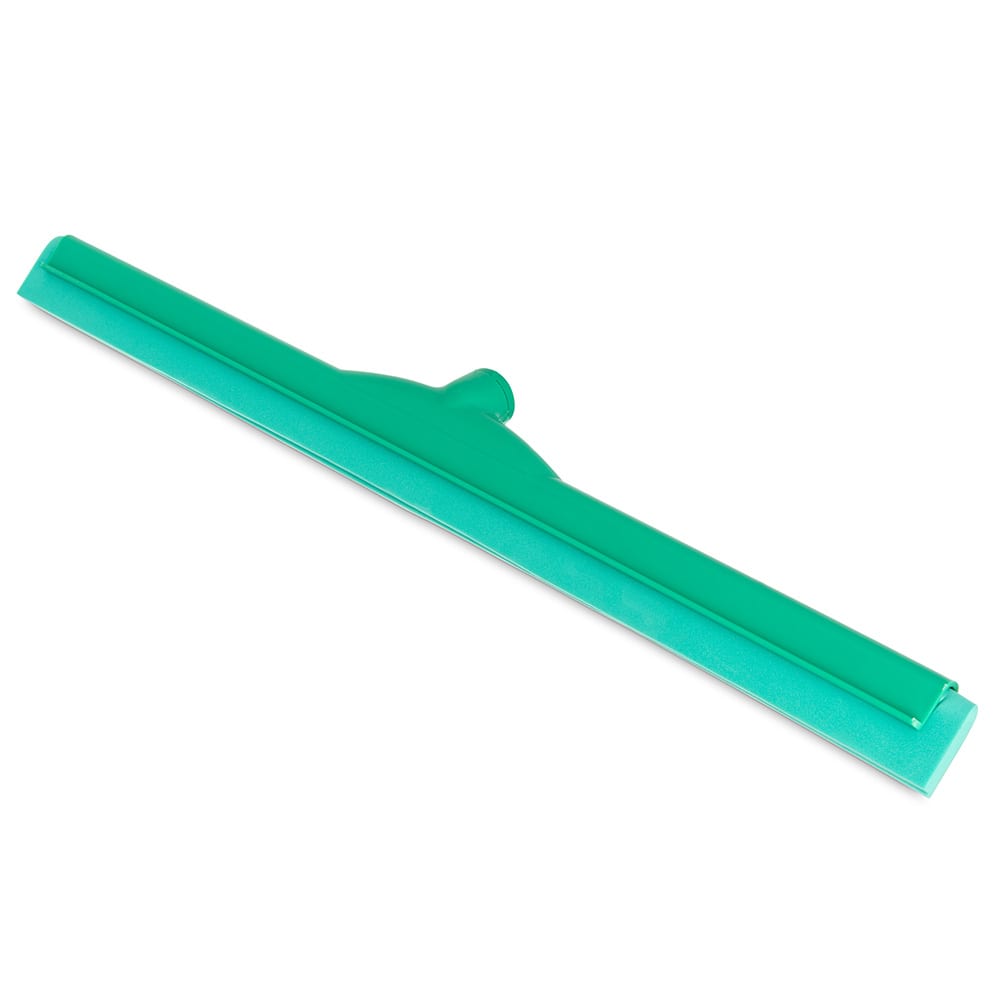 028-4156809 24" Floor Squeegee Head w/ Double Foam Rubber Blade, Green