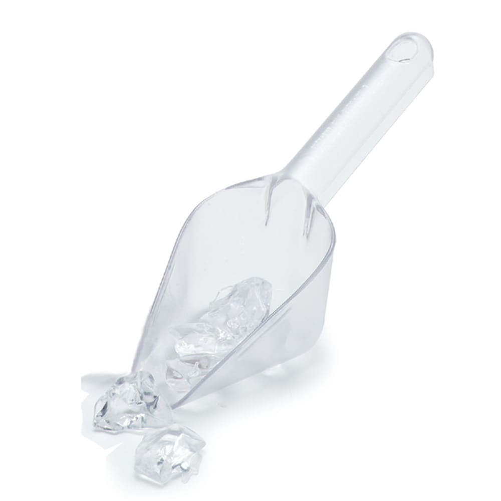 028-4306 6 oz Ice Scoop, Polycarbonate, Clear
