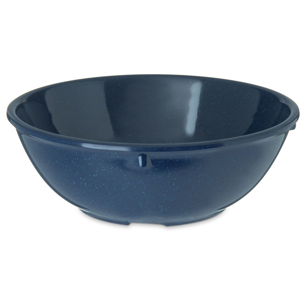 028-4352135 14 oz Round Melamine Nappie Bowl, Cafe Blue