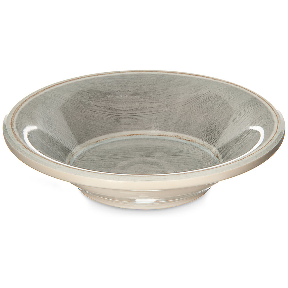 028-6401818 4 1/2 oz Round Melamine Fruit Bowl, Smoke Gray