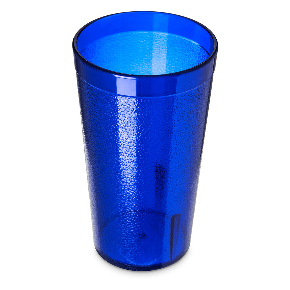 028-521247 12 oz Royal Blue Textured Plastic Tumbler