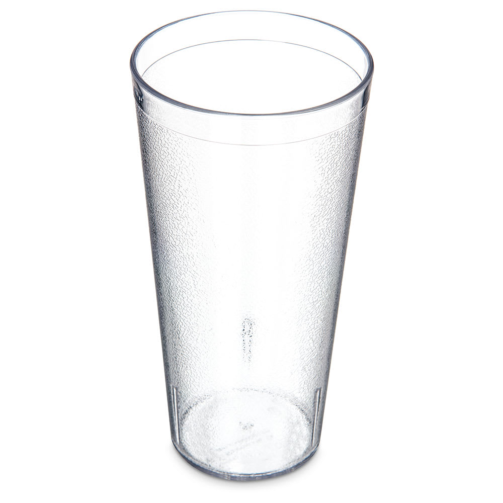 028-522407 24 oz Clear Textured Plastic Tumbler