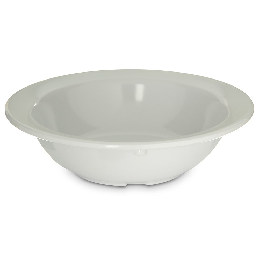 028-4353102 4 3/4 oz Round Melamine Fruit Bowl, White