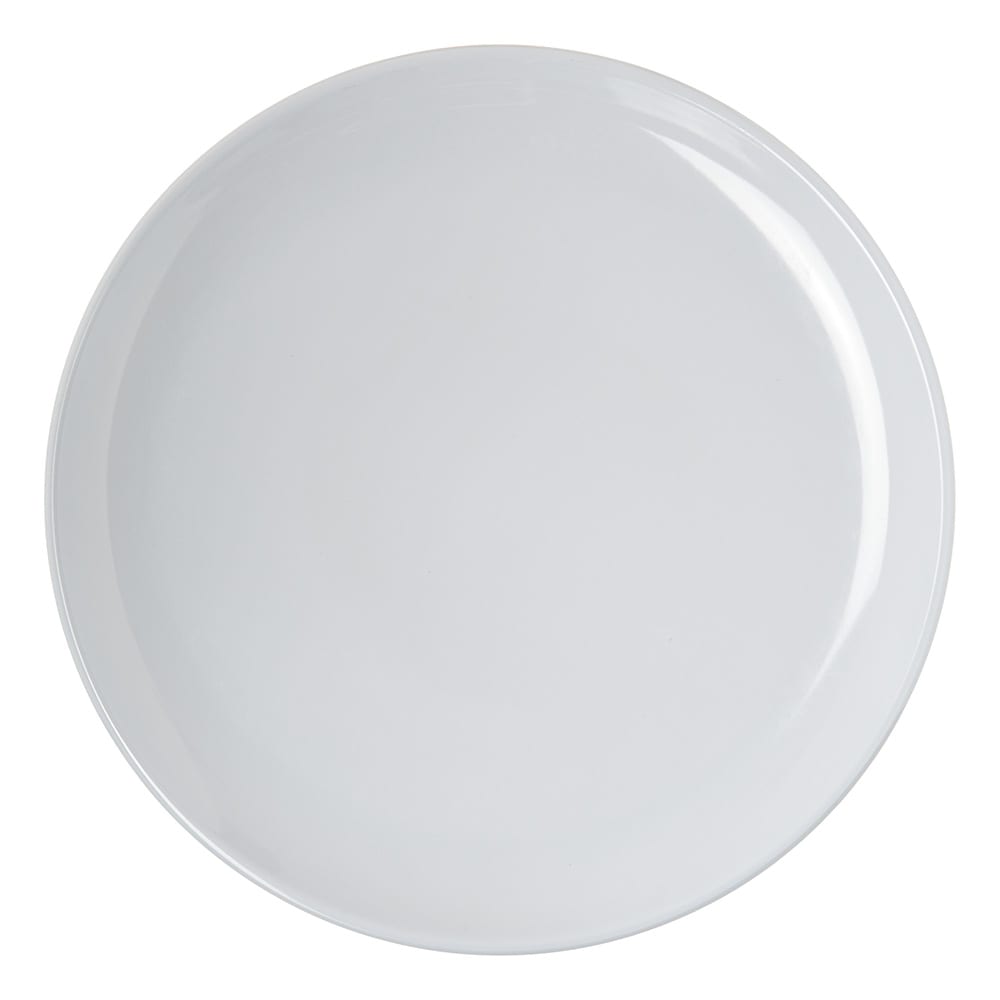 028-4380102 10" Round Melamine Dinner Plate, White