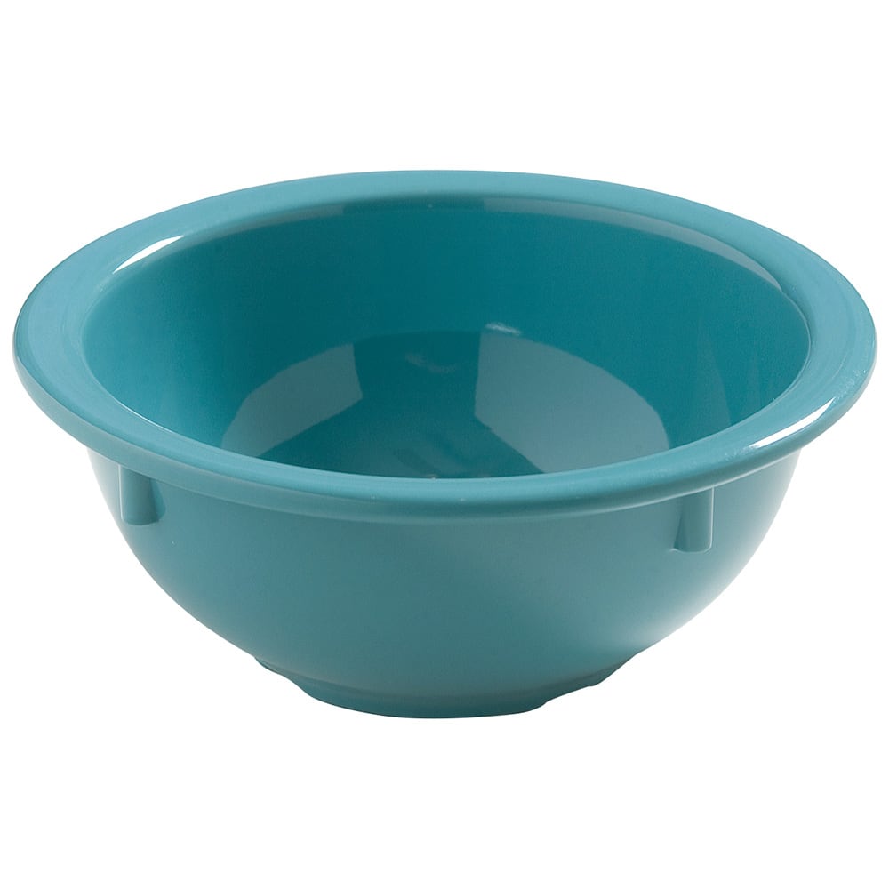 028-4386063 14 oz Melamine Nappie Bowl, Turquoise